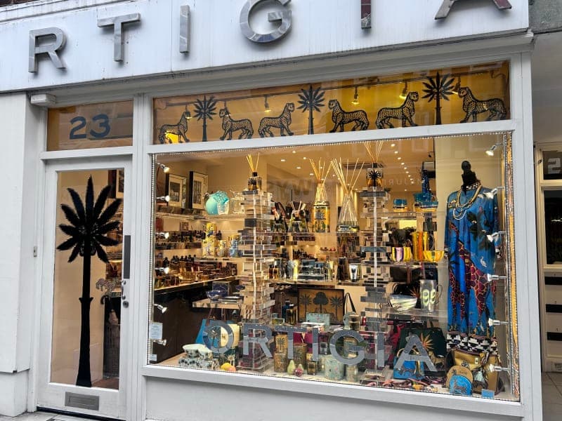 The Sicilian Sun, Bottled — shop window