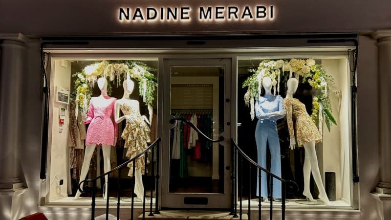 Midnight Blooms & Statement Sequins — shop window