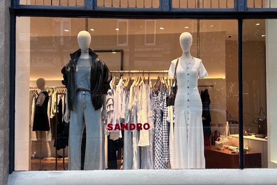 Sandro: Leather & Lace in Marylebone